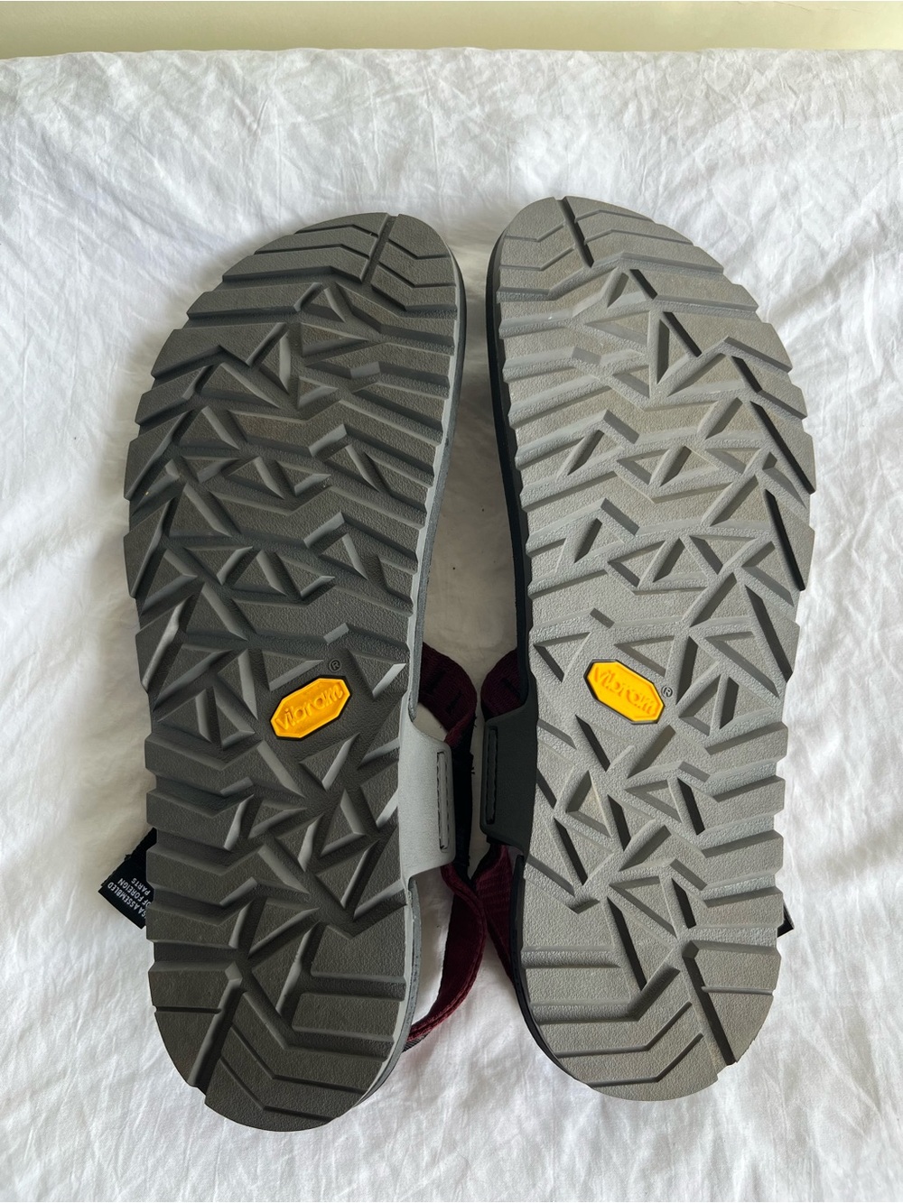 Bedrock Sandals Barefoot Minimalist Shoes Sz 11 Men’s 12 Women’s Maroon Burgundy - Picture 6 of 11